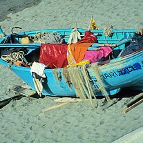 Boot am Strand - Schlussbild
