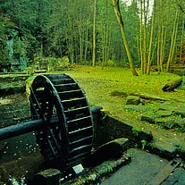 Wasserrad der Grundmühle