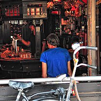 Blick in eine Kneipe