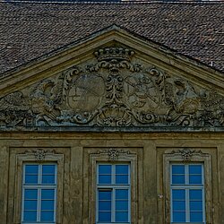 Neues Schloss Uhyst Giebel