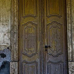 Neues Schloss Uhyst Eingang