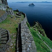 Blick zum Festland und auf little Skellig