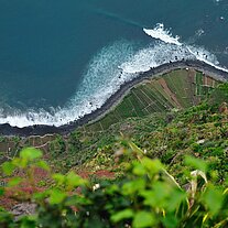 Blick an der höchsten Klippe Cabo Girao
