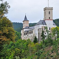 Burg Rozmberk an der Moldau