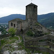 Die Burg und das Elbtal