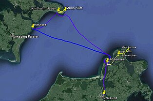 Landkarte Rügen Arkona