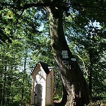 Marterl am Eingang zur Burg VikStejn