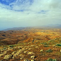 höchster Berg Tegu Blick in die Landschaft
