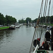 Einfahrt nach Dokkum