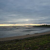 Abendstimmung am Deich