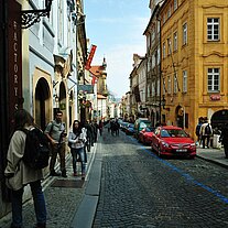 die Nerudova Strasse