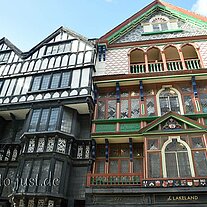 alte Häuser in Exeter