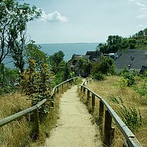 Weg ins Fischerdorf Vitt