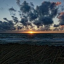 Sonnenuntergang am Meer
